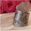 Order  Vintage Rose Ribbon - Silver/Brown